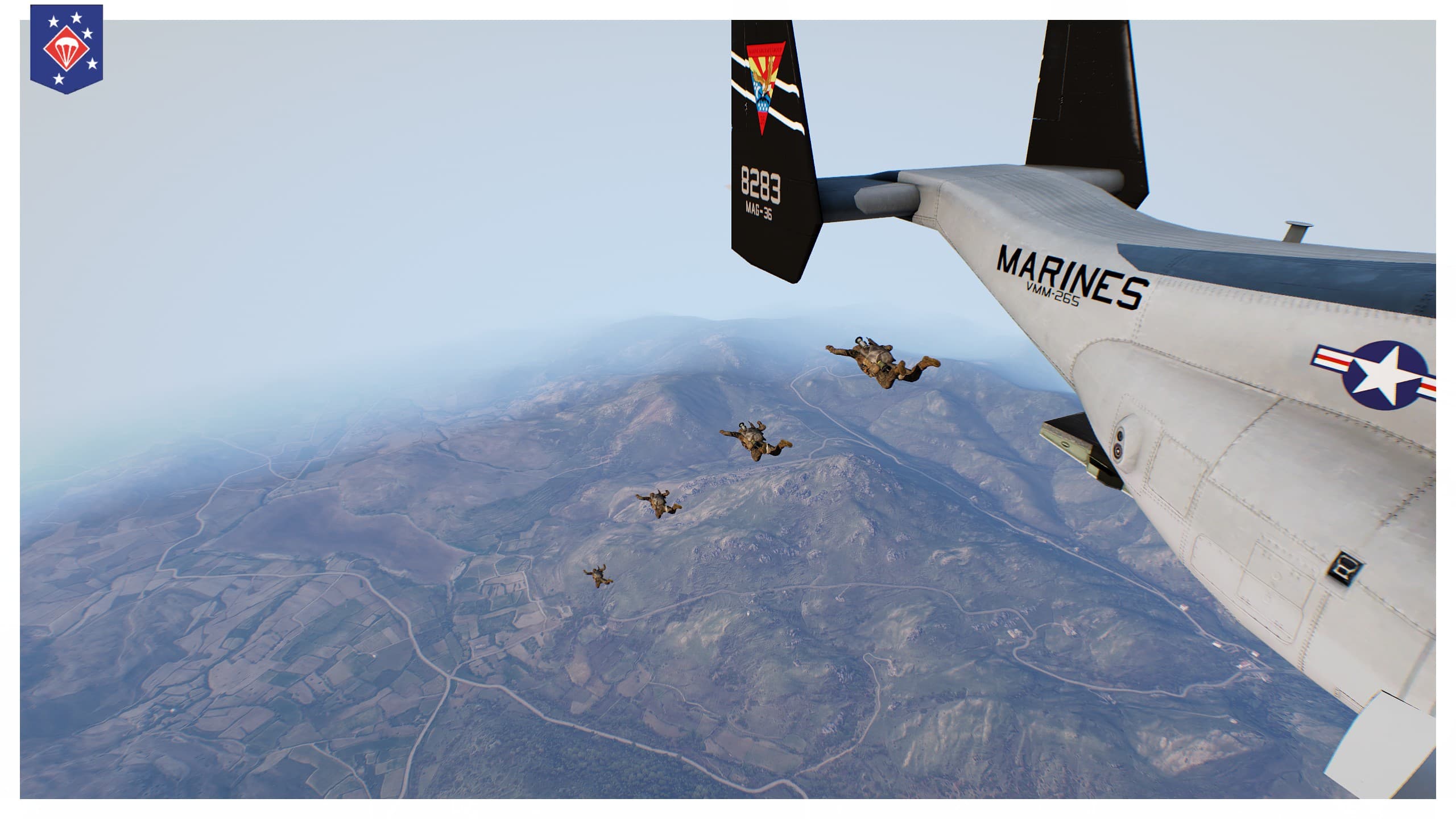 Screenshot from Paramarine Task Force operations